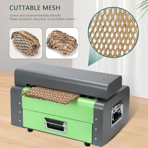 UWYTGF Paper Honeycomb Packaging Padding Machine, Transforms Cardboard Into Packing Material, Filling Cushioning Cardboard Cutting Machine