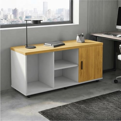 Lateral File Cabinet With Storage, Mobile Office Cabinet For Home Office