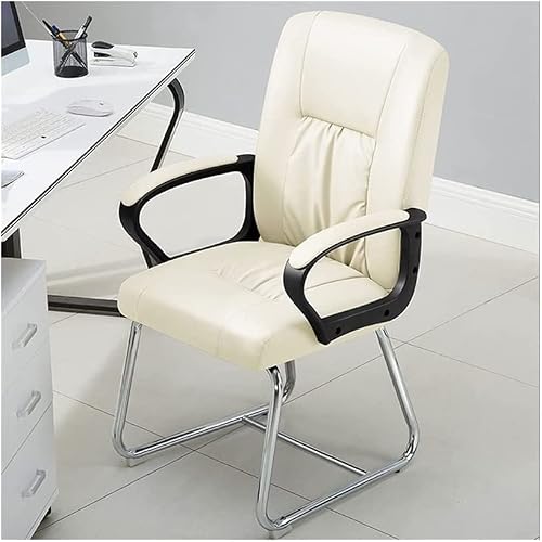 Office Desk Chairs Office Chair Pu Faux Leather Desk Chair Ergonomic Computer Chair with Armrests Comfortable Managerial Chairs Executive Chairs Lumbar Support