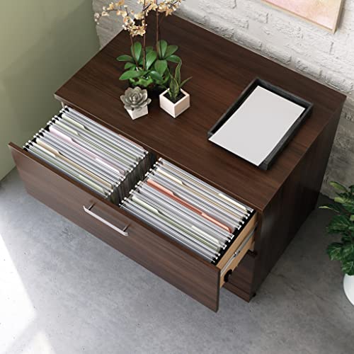 OfficeWorks by Sauder Affirm Lateral File, L: 35.43'' x W: 23.47'' x H: 29.29'', Noble Elm