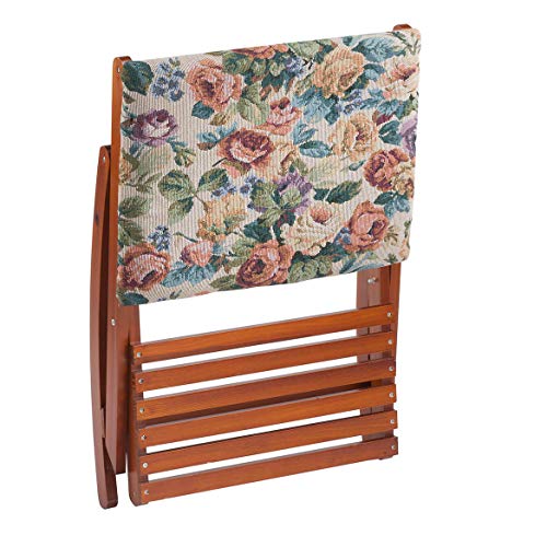 Deluxe Foldable Rocking Footrest, Adjustable Fold-Away Foot Stool with