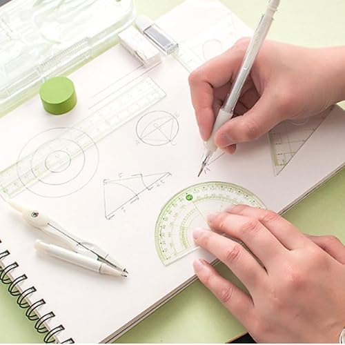 QVEZPRYX Set Eight Stationery Items of Compasses