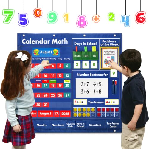 Calendar Pocket Chart Teaching for Date Math Counting