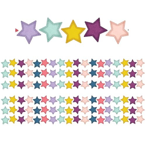 Teacher Created Resources Oh Happy Day Stars Die-Cut Border Trim, 35 Feet, 6 Packs