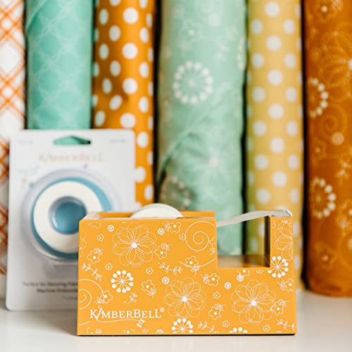 Kimberbell Paper Tape - 6 Rolls, Each: 1" x 10 Yds, Sewing & Machine Embroidery, Easy Attachment, No Sticky Residue, Semi-Transparent, Tears Away with Ease, KDTL100