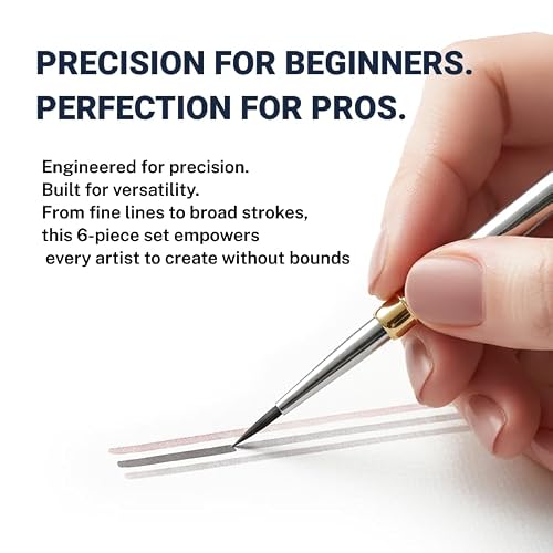 Artist All-in-One 6-Piece Brush Set