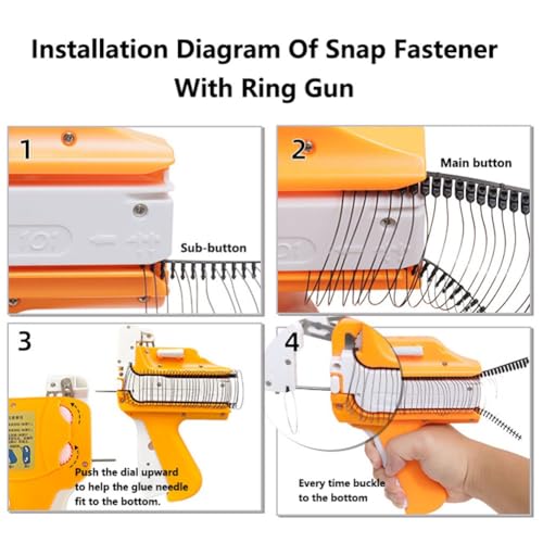 QUGURLID Heavy Duty Tagging Gun for Clothing - Price Tag Attacher for Retail Merchandise,Hang Tag String Gun,Easy to Use.Variety of Applications