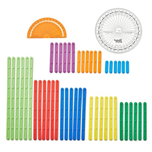 hand2mind AngLegs Classroom Set with 30 Protractors