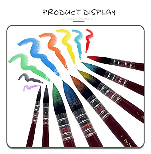 UOHLCX HBJWOV 8Pcs Watercolor Brushes Art Painting Brushes Artistic Watercolor Brush Set for Water Color Gouache Drawing Art Painting