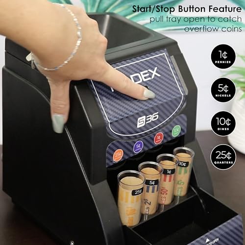 Nadex 36S Automatic Coin Sorter