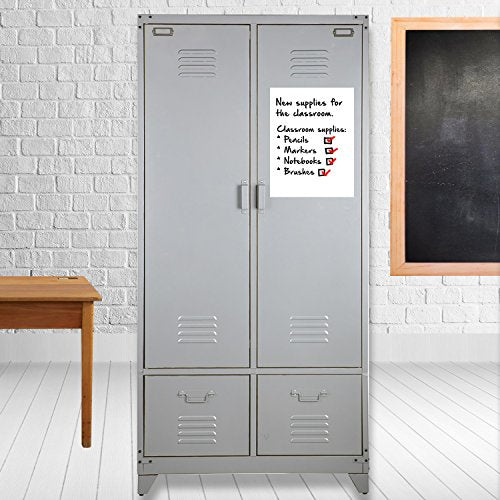 Dry Erase Magnetic Roll, Glossy White Write on/Wipe Off Magnet, 24 inches by Flexible Magnets (2 ft x 25 ft)