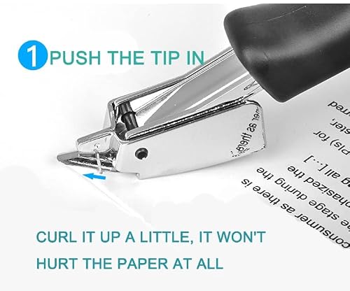 QERTYHJK Easy Staples Remover Labor-Saving U-Shape Needle Professional Heavy-Duty Nail Puller Office Home Mini Hand Tools