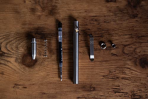 BIG IDEA DESIGN Slim Bolt Action Pen (Titanium Black)