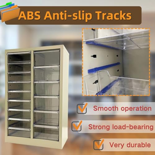 Yokoma File Cabinet 15 Drawers Vertical Document Storage Cabinet Paper Organizer for Home Office