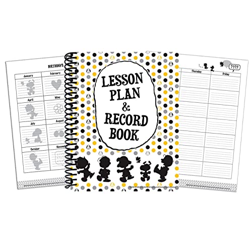 Eureka 40 Week Peanuts Touch of Class Lesson Plan & Record Book, Pack of 2 (EU-866272-2)