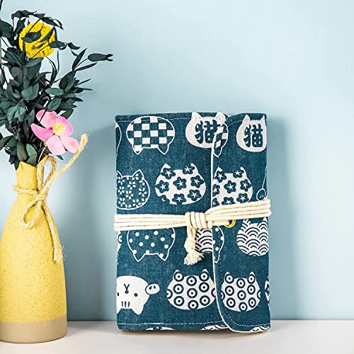 ONMYJFD A6 Cute Binder Planner Money Organizer with Zipper Envelopes, Expense Budget Sheet,Cash Saving, Bill and Tickets Organizer