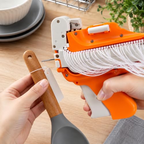 XIVUIFOI Hang Tag Attacher Gun for Clothing,Bags and Retail Use | Attaches Tags Using Snap Locks in About 2 Seconds Without Piercing Fabric.Fast Tagging Process