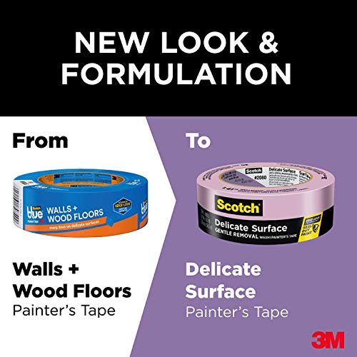 Scotch Delicate Surface Painter's Tape, 1.88 inches x 60 yards (720 yards total), 2080, 12 Rolls