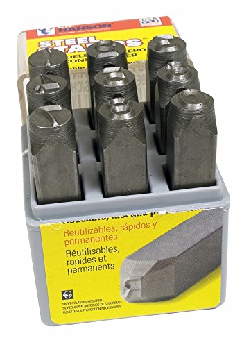 Stamp Set-5/8" Number Heavy Duty 9Pcs.