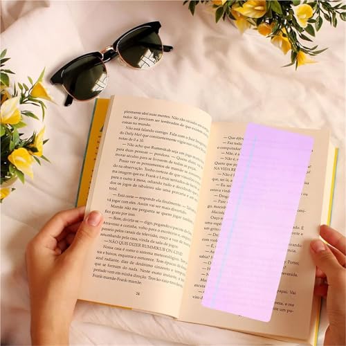 Guided Reading Strips 32-Pack Colored Reading Guide Strips, Highlight Bookmarks for Students & Teachers