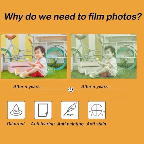 INTBUYING Cold Laminating Film Glossy Roll 25''x180 Vinyl Cold Lamination Film Self-Adhesive Laminating Vinyl Roll
