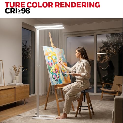 Honeywell 02E Gen Sunturalux LED Floor Lamp 8000LM Tall Standing Lamp