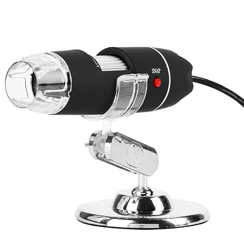 EUQKKWLOY Microscope Accessories Kit Slide Preparation Camer 1000X Zoom 8 Led USB Microscope Digital Magnifier Camera Microscope Accessories
