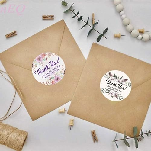 OBKSEB "Thank You Stickers Adhesive Labels Baking Wedding Decoration Birthday Party Sealing Sticker