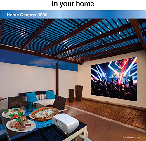 Epson Home Cinema 3200 4K PRO-UHD 3-Chip 3LCD Projector with HDR