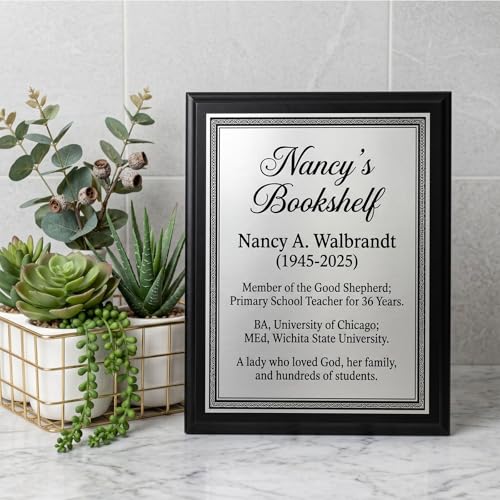 4 Pack 6 x 8 Inch Blank Wood Award Plaques for Personalized Engraving