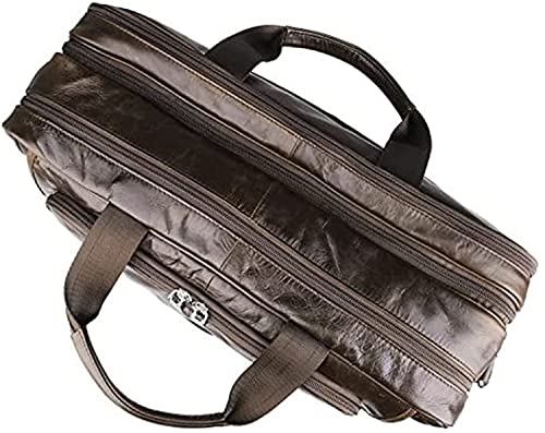 XIXIDIAN Laptop Bag, Large Business Briefcase for Men Women, Travel Laptop Case Shoulder Bag, Waterproof Expandable Computer Messenger Bag, Durable Carrying Case Fits 17 in Laptop