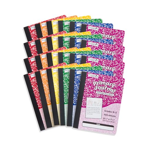 Blue Summit Supplies 24 Primary Journal Composition Notebook K-2, Full Page