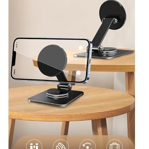 BXFIRS 360° Rotation Book Stand Black Reading Rack Carbon Steel Holder