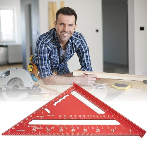 Triangle Ruler - Carpenter Tools Metric Engineer Scale Innovative Rafter Square Tool Architect