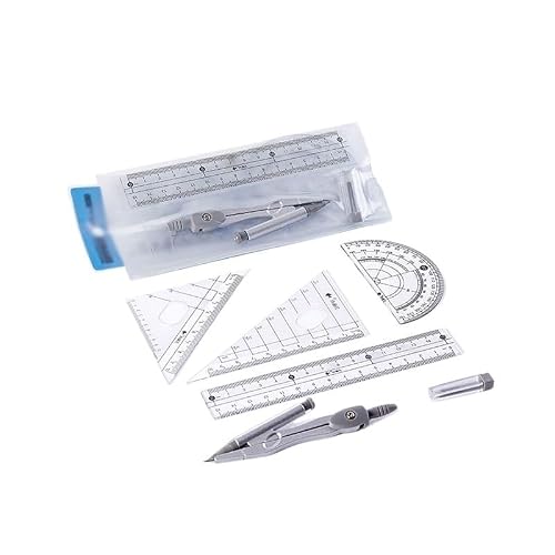 Alloy Compass Set with Ruler Scale in Package
