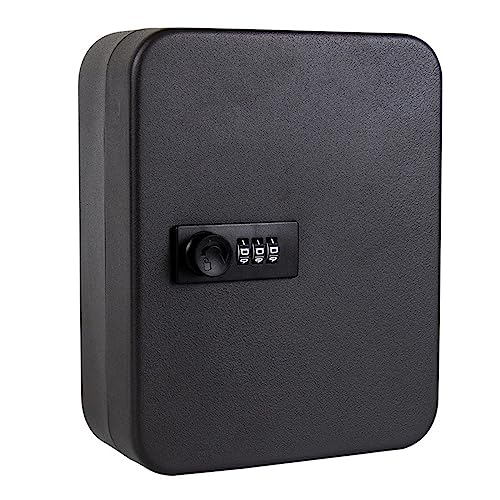 HGIYA Key Lock Box Safe Storage Waterproof Organizer Secret Cabinet Outdoor Mini,20/28/36 Combination Classification Office Factory Store