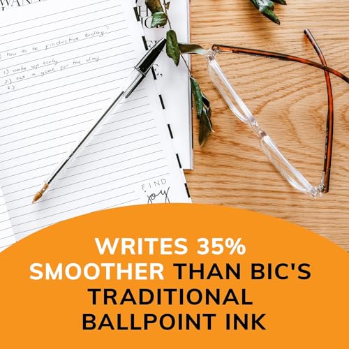 BIC Cristal Xtra Smooth Ballpoint Pen, 1mm Medium Point, 120 Count