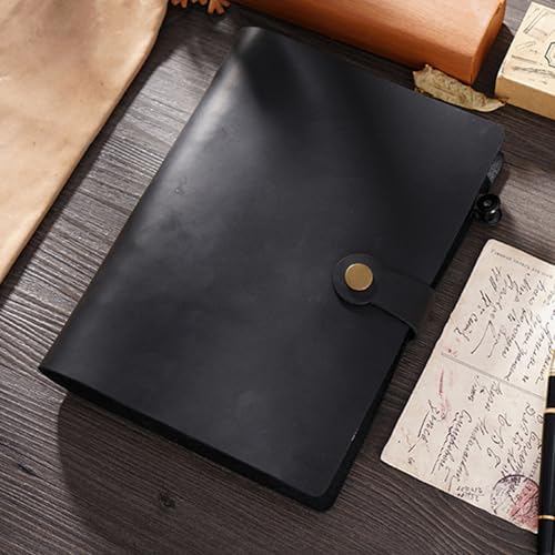 Refillable Notebook with Detachable Rings, Smooth Recycled Paper for School & Writing Refillable Binder Notebook