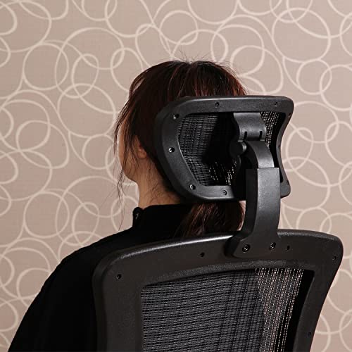 Fuji Boeki 82530 Master 3 High Back, Office Chair, Desk Chair, Mesh, Breathable, Black, Backrest Storage Space Included, Elevation Function, Locking Function