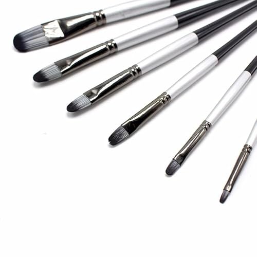 UOHLCX HBJWOV Nylon Hair Paint Brush for Acrylic Painting Oil Painting Paint Brush Set Watercolor Artist Brush Art Supplies