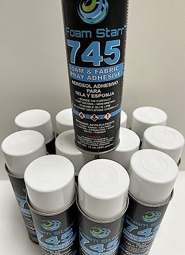 Foam Starr 745 Foam & Fabric Spray Glue Adhesive 12 oz. (12)