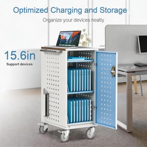 Garvee 20 Device Laptop Charging Cart/Station for Chromebook/Classroom