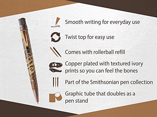Retro 51 Tornado Smithsonian Rollerball Pen - Dino Fossil