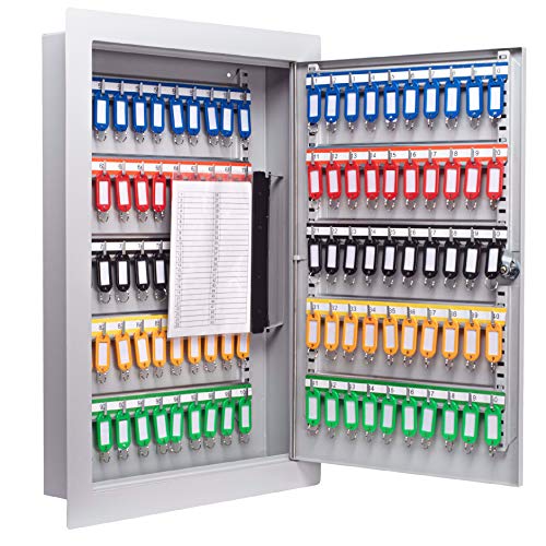 winbest Barska Steel 100 Position Key Lock Box Safe Hidden Wall Mount Key Cabinet