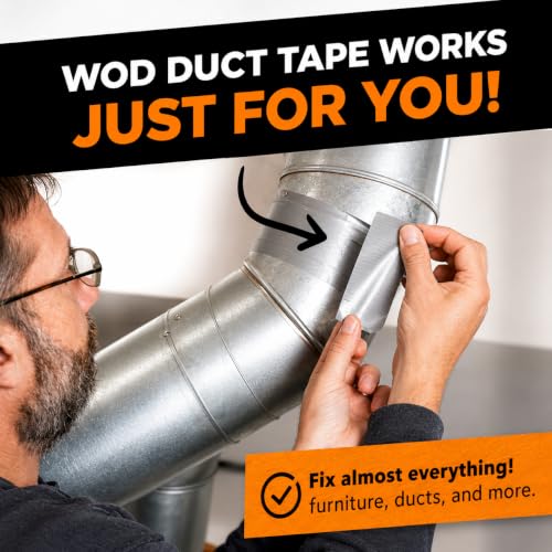 WOD Industrial Grade Teal Blue Duct Tape, 6 inch x 60 Feet