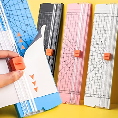 Paper Cutting Knife Precision A4 Paper Cutter Blade Card Cutting Machine Photo Scrapbooking Trimmer Ruler Art Office Home Stationery Cut Paper Knife