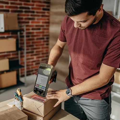 Chainway C72 Ultra Rugged Android Barcode Scanner, Pistol Grip, Android 11, Google Play, 2D/1D/QR Barcode Reader, 5.2” Vivid Screen, WiFi, GPS, 8000mAh All Day Battery (Build Your Own)