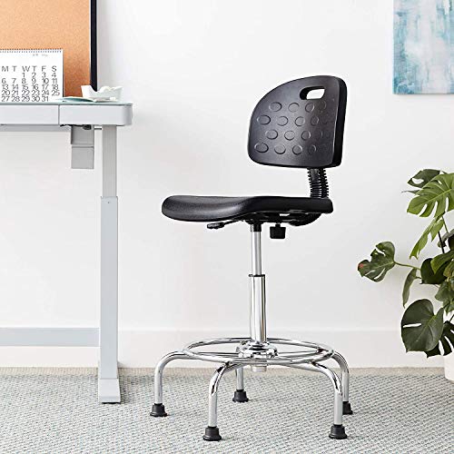Safco 6950BL WorkFit Economy Industrial Chair (Additional Options Sold Separately), Black