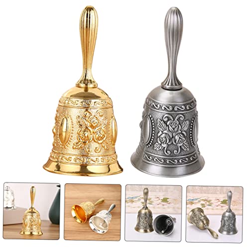 Bell,wall hanging decoration 10 Pcs Desktop Bell Restaurant Hand Bell Manual Restaurant Bell Dining Table Bell Hotel Call Bell Dinner Bell Customer Bell Teacher Bell Bar Bell Handheld Bell Game Bell Z
