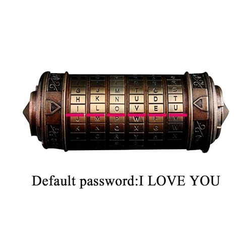 Romantic Christmas Gift Mini Code Cryptex Lock Box Creative(E)